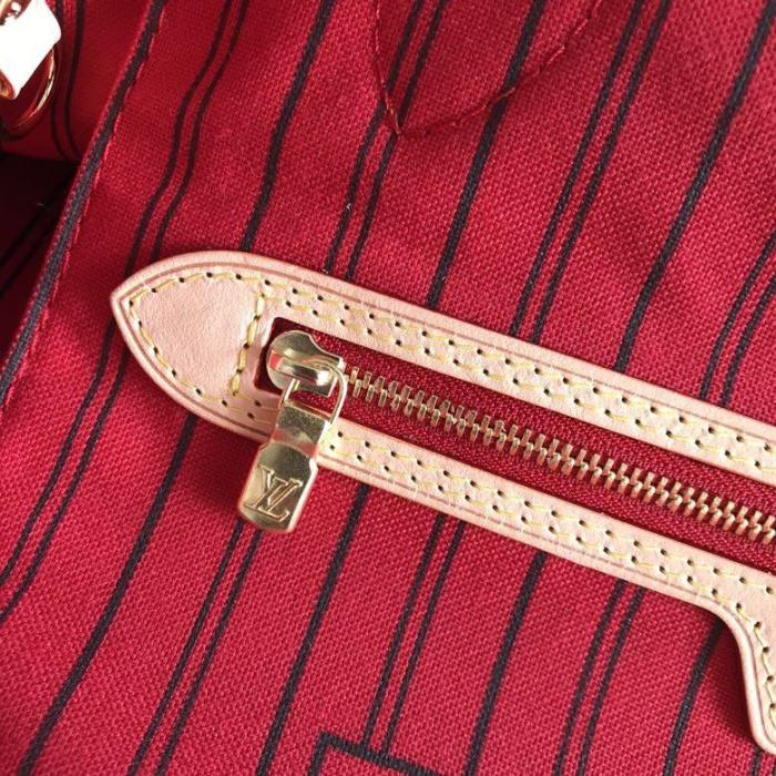 canvas leather neverfull bag ,AAAAA ,size  PM , MM ,GM ,no box, B130-2