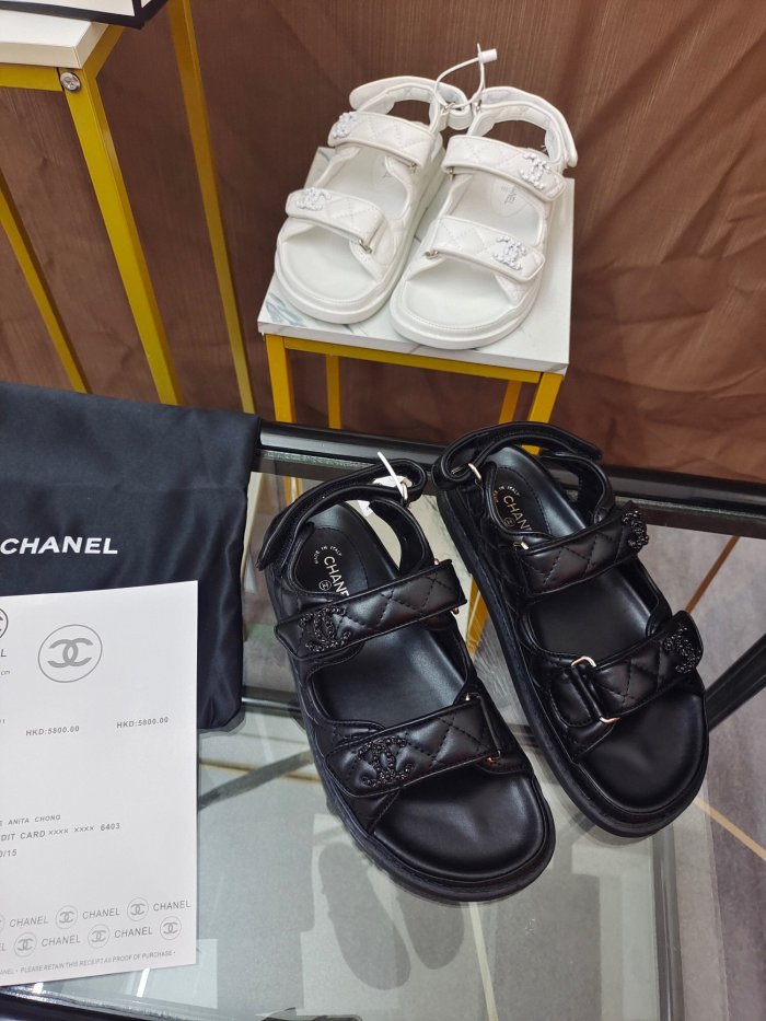 flat sandals shoes,with box, size 35-40, SS60-544-545