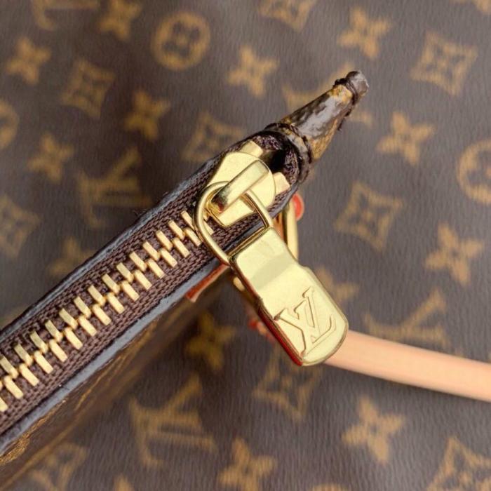 canvas leather neverfull bag ,AAAAA , size  PM , MM ,GM ,no box, B130-1