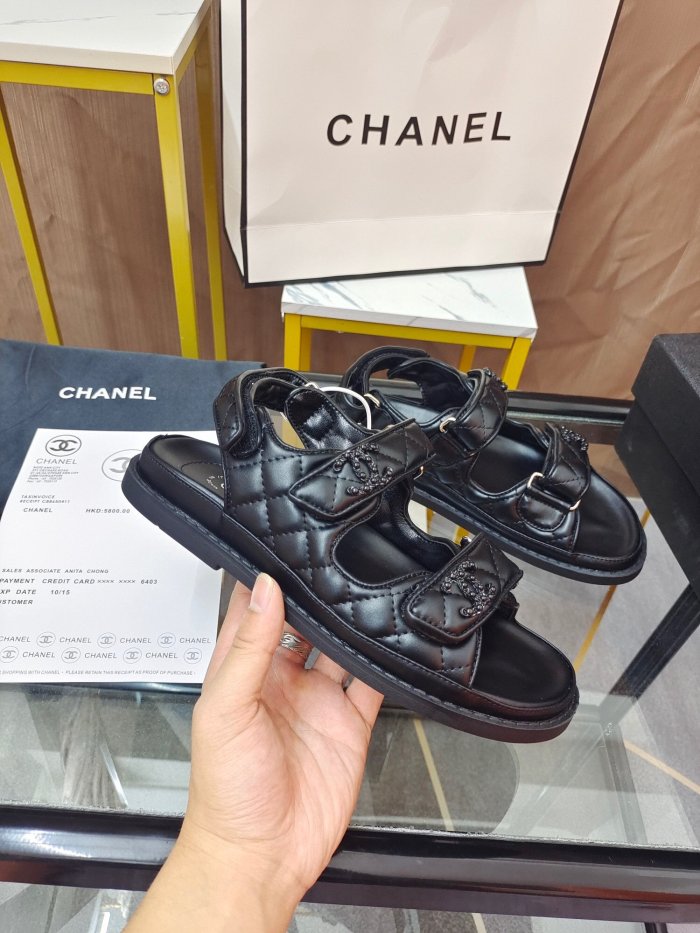 flat sandals shoes,with box, size 35-40, SS60-544-545
