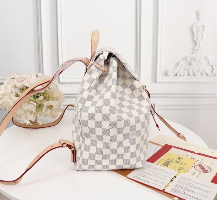canvas and leatherbag ,top quality ,no box,with dust bag size 30-31-18cm,B110