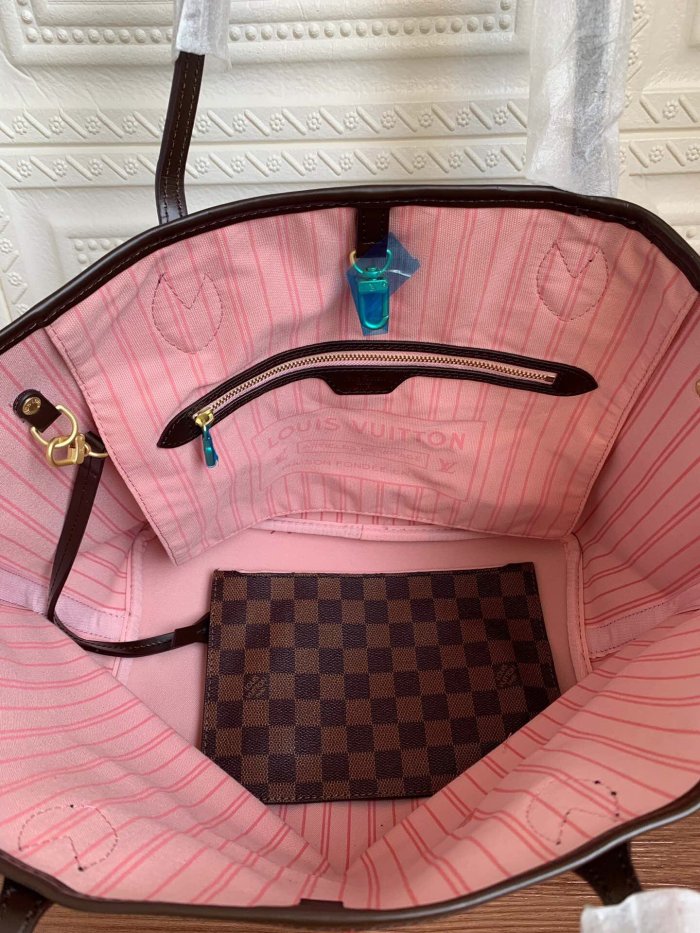 canvas leather neverfull bag ,AAAAA ,size  PM , MM ,GM ,no box, B130-6