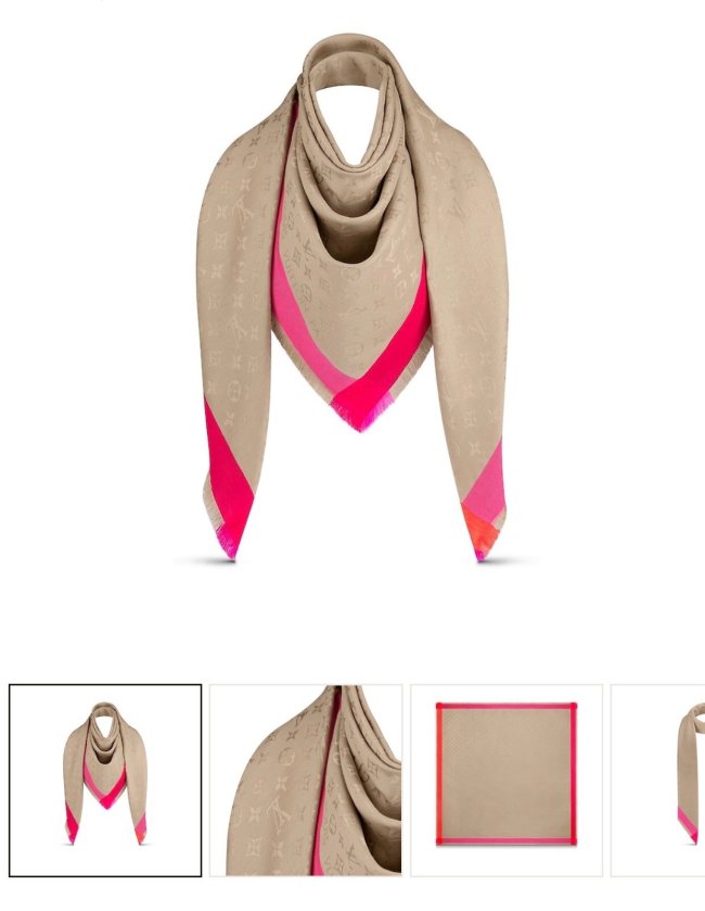 cashmere silk scarf , size: 140*140cm, no box, with dustbag. SF25