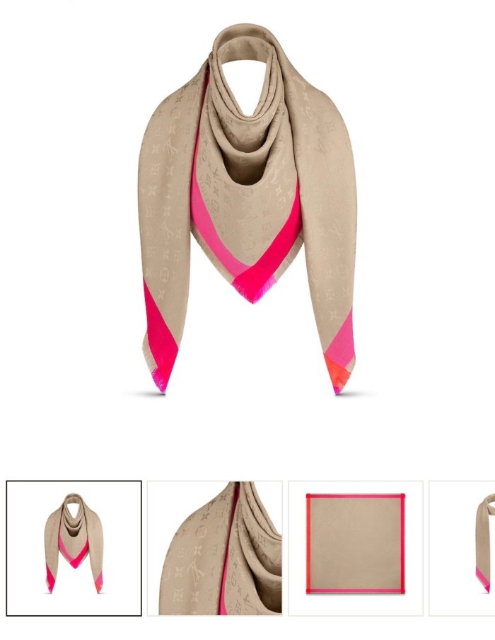 cashmere silk scarf , size: 140*140cm, no box, with dustbag. SF25