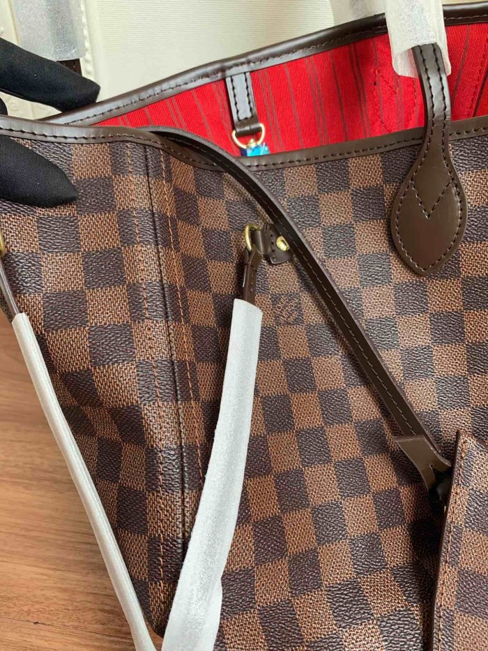 canvas leather neverfull bag ,AAAAA ,size  PM , MM ,GM ,no box, B130-4