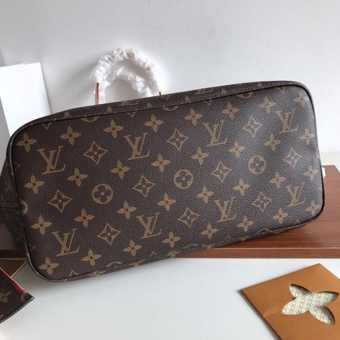 canvas leather neverfull bag ,AAAAA ,size  PM , MM ,GM ,no box, B130-2