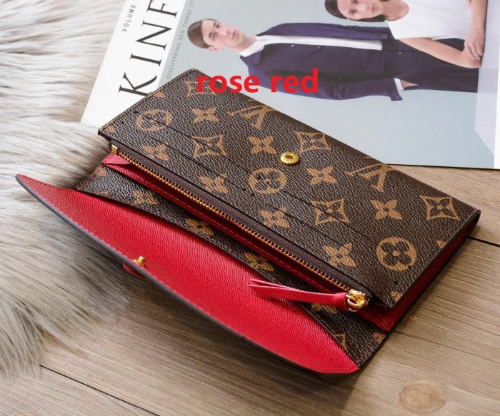 split leather wallet purse , size 21-10cm,  B17-0-lOVE1001