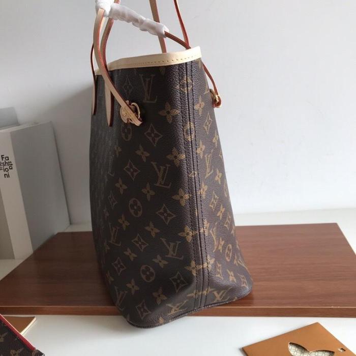 canvas leather neverfull bag ,AAAAA ,size  PM , MM ,GM ,no box, B130-2