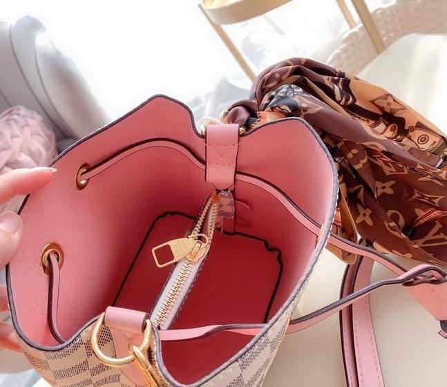 split leather bag purse , size: 25cm, no box,with scarf,  AAA, B68-4070