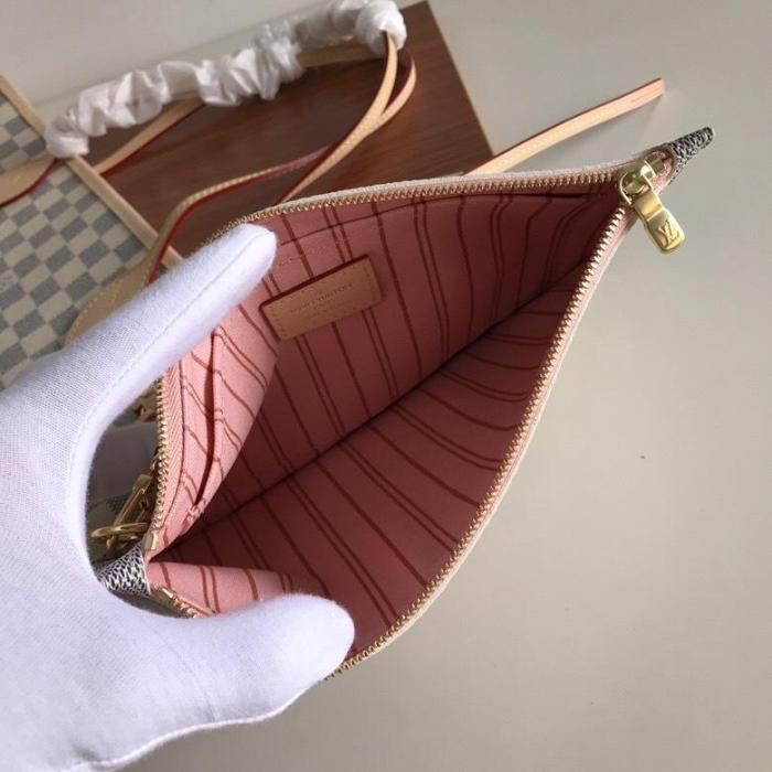 canvas leather neverfull bag ,AAAAA ,size PM , MM ,GM ,no box, B130-9