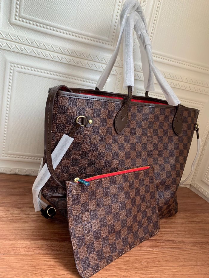 canvas leather neverfull bag ,AAAAA ,size  PM , MM ,GM ,no box, B130-4