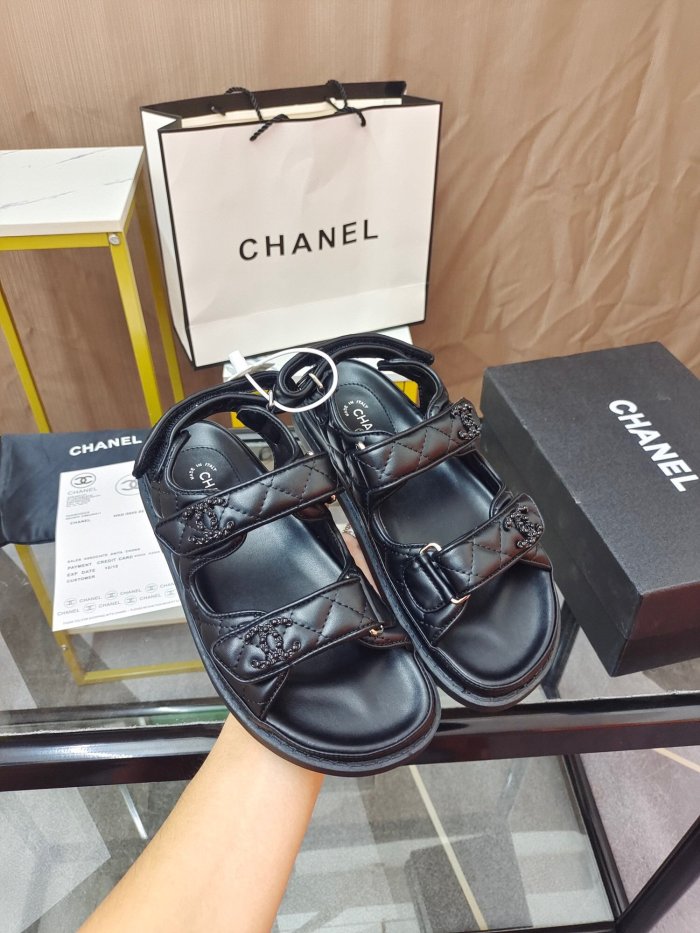 flat sandals shoes,with box, size 35-40, SS60-544-545