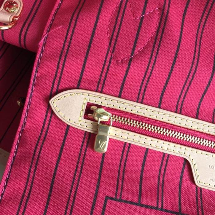 canvas leather neverfull bag ,AAAAA ,size  PM , MM ,GM ,no box, B130-3