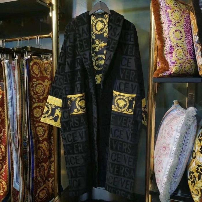 cottton long bathrobe for men and womenL,  CL110
