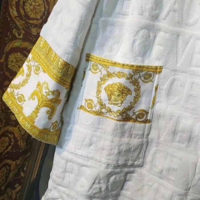 cottton long bathrobe for men and womenL,  CL110