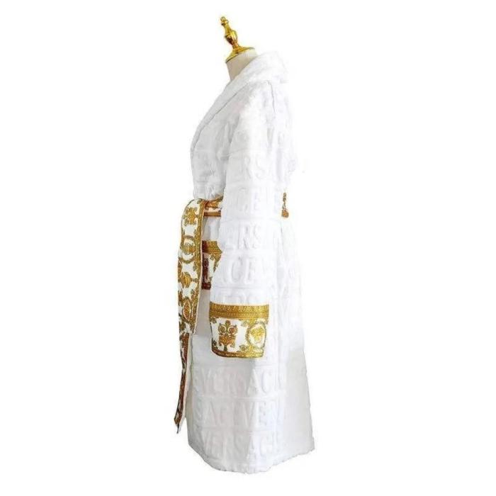 cottton long bathrobe for men and womenL,  CL110