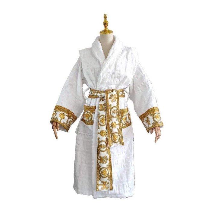 cottton long bathrobe for men and womenL,  CL110