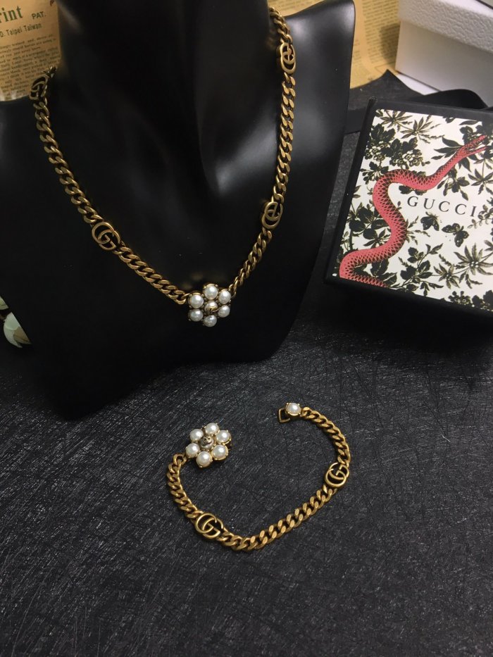 necklace  bracelet set jewelry ,with box,  J35-90