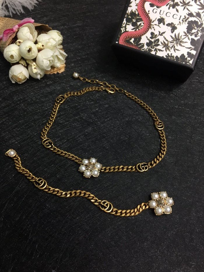 necklace  bracelet set jewelry ,with box,  J35-90
