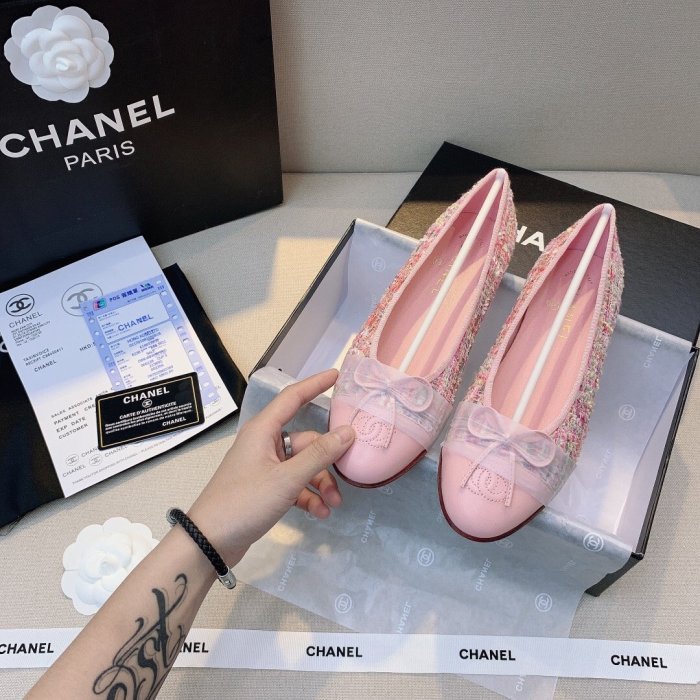 women flat ballet shoes, size 35-42,  with box, SS50-788