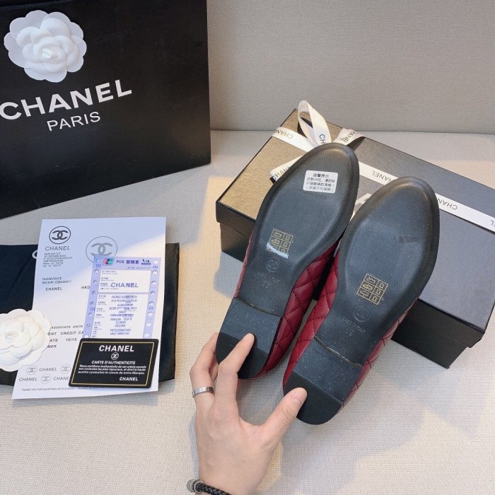 women flat ballet shoes, size 35-42,  with box, SS50-784