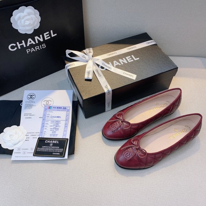women flat ballet shoes, size 35-42,  with box, SS50-784