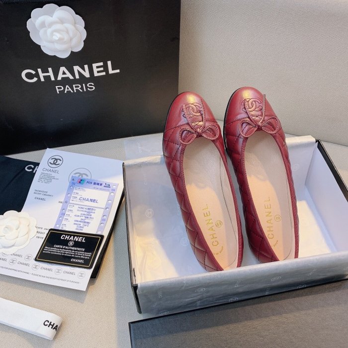 women flat ballet shoes, size 35-42,  with box, SS50-784