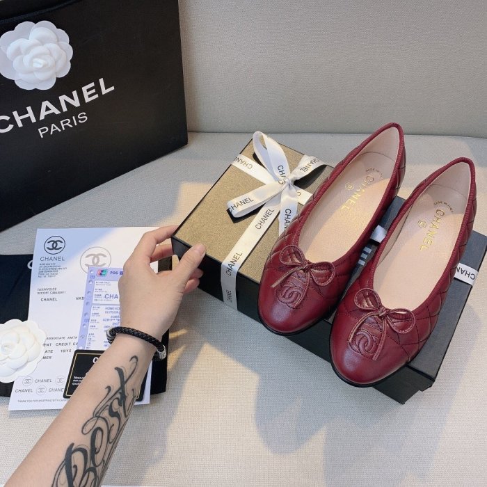 women flat ballet shoes, size 35-42,  with box, SS50-784
