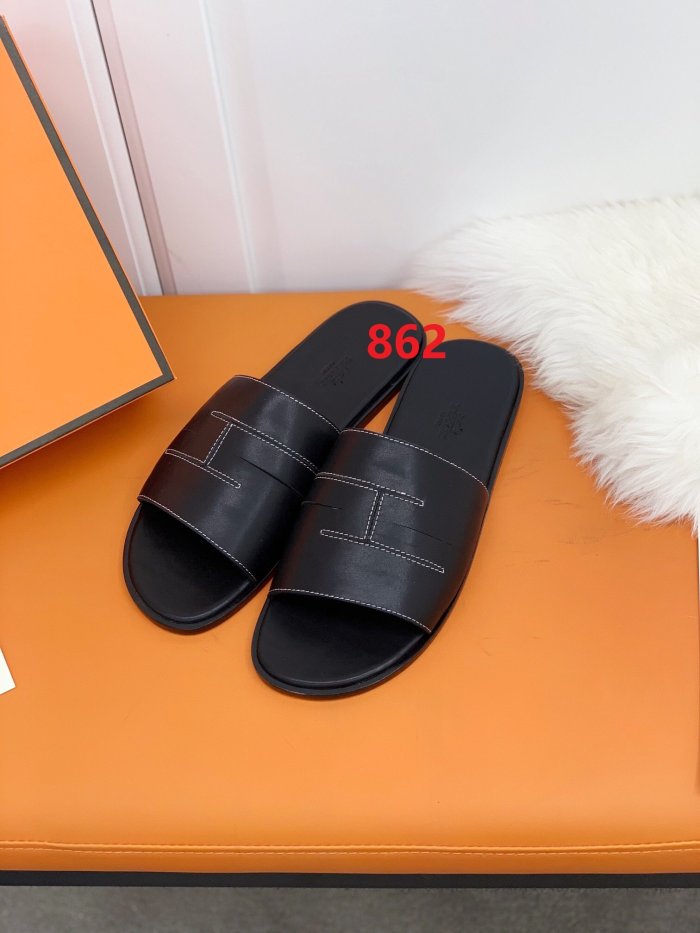 Men flat slipper shoes, size 40-46, with box, SS60-857-867