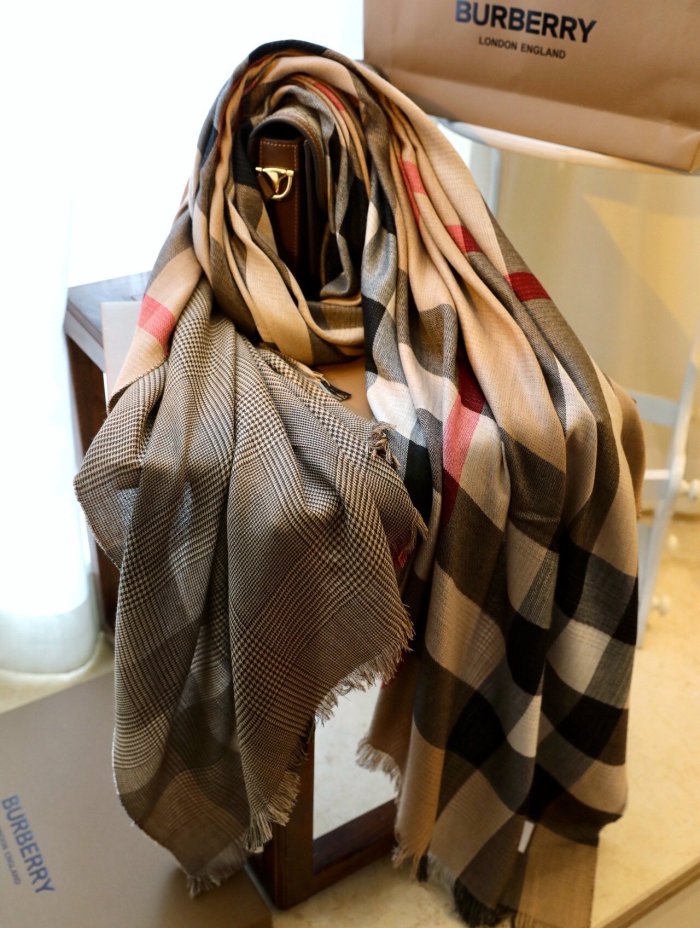 cashmere cotton scarf , size:180x65cm,no box. SF25-1097