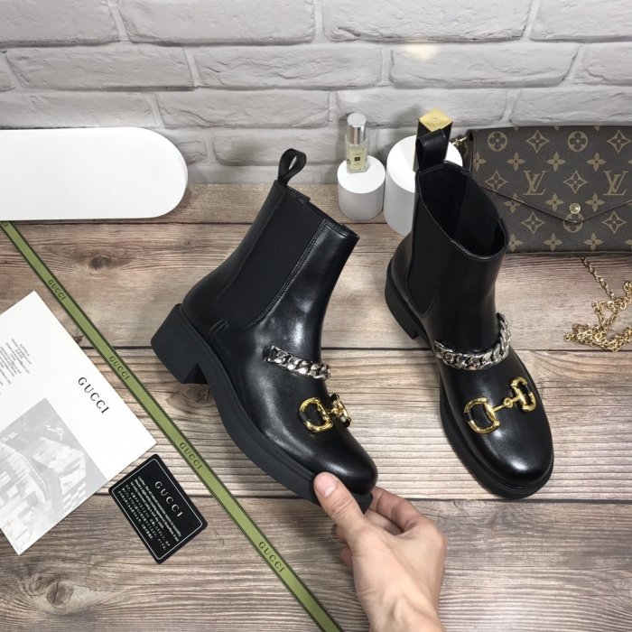 women leather boots shoes, size 35-40, with box,SS80-298