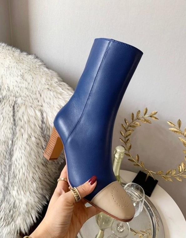 women leather heel boots shoes, heel 6cm, size 35-43, with box,SS110-151-155