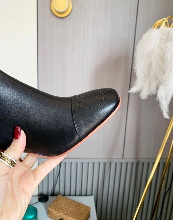 women leather heel boots shoes, heel 6cm, size 35-43, with box,SS110-151-155