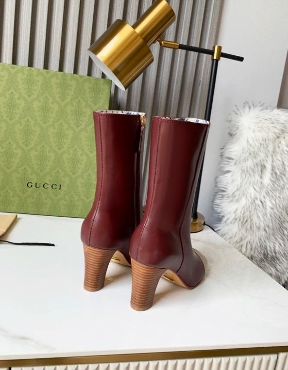 women leather heel boots shoes, heel 6cm, size 35-43, with box,SS110-151-155