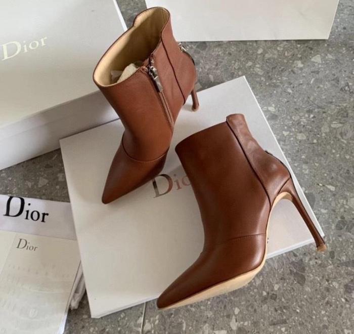 women leather heel boots shoes, size 35-40, with box,SS138-25-29