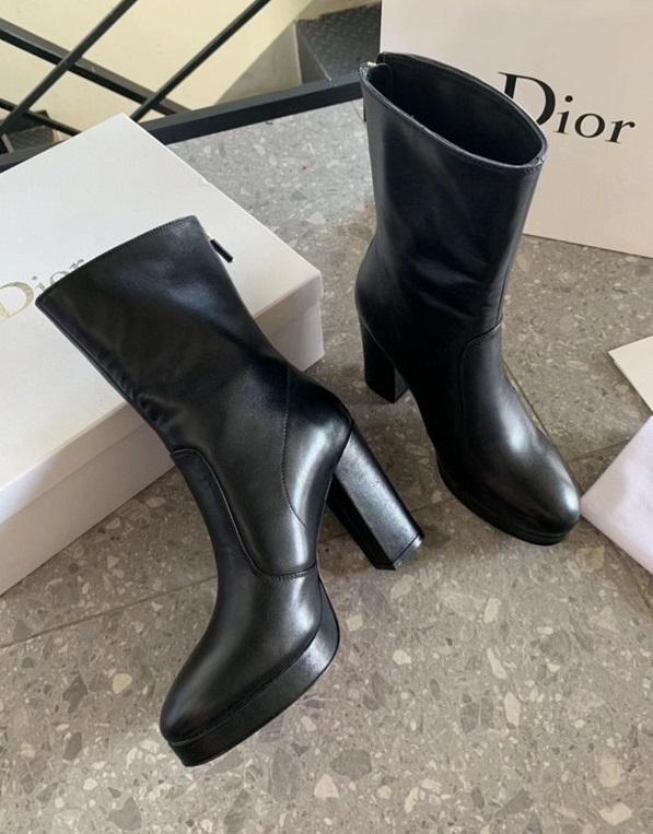 women leather heel boots shoes, size 35-40, with box,SS138-22-24