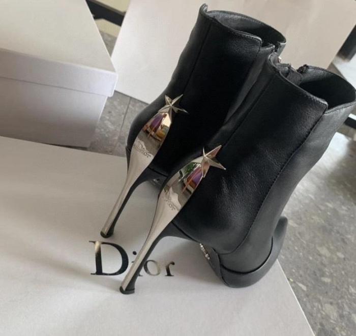 women leather heel boots shoes, size 35-40, with box,SS138-25-29