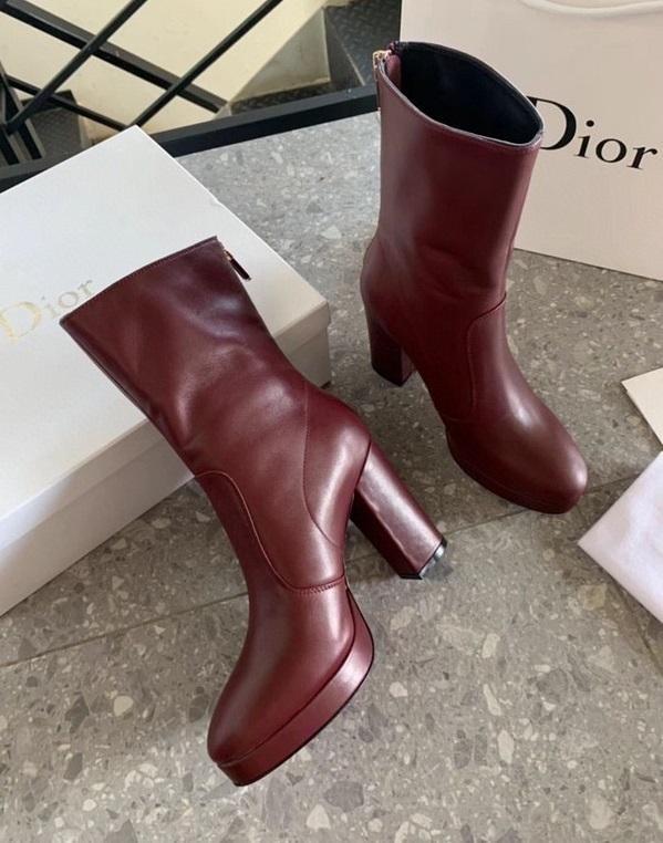 women leather heel boots shoes, size 35-40, with box,SS138-22-24