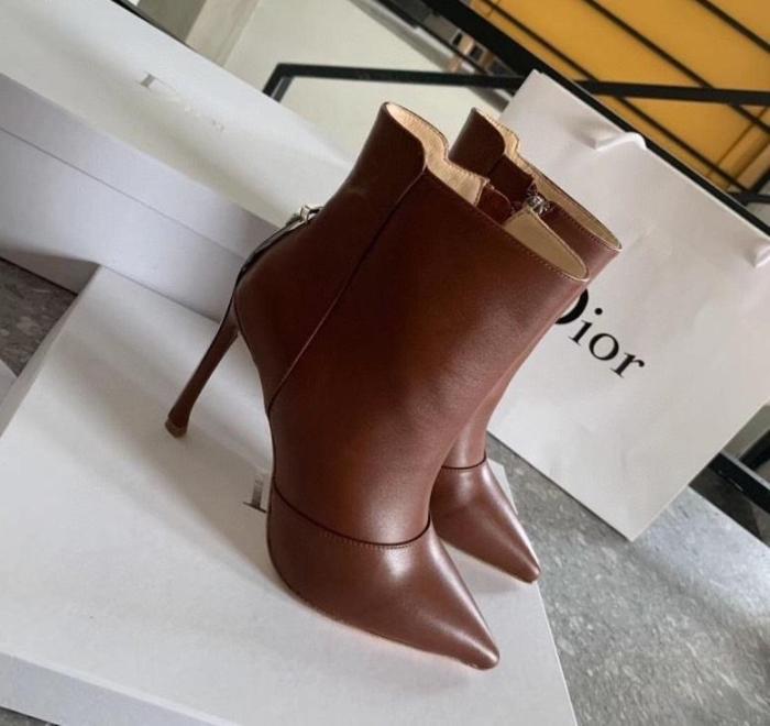 women leather heel boots shoes, size 35-40, with box,SS138-25-29