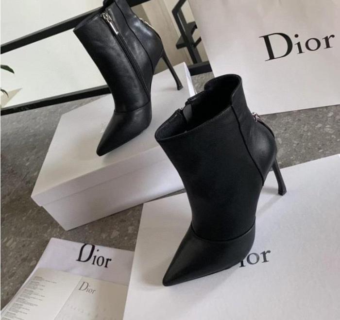 women leather heel boots shoes, size 35-40, with box,SS138-25-29