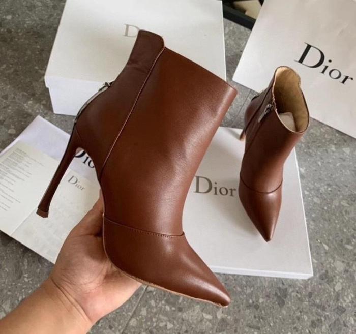 women leather heel boots shoes, size 35-40, with box,SS138-25-29