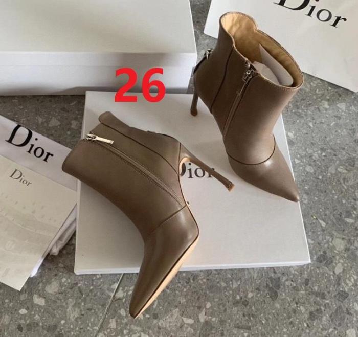 women leather heel boots shoes, size 35-40, with box,SS138-25-29