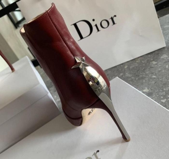 women leather heel boots shoes, size 35-40, with box,SS138-25-29