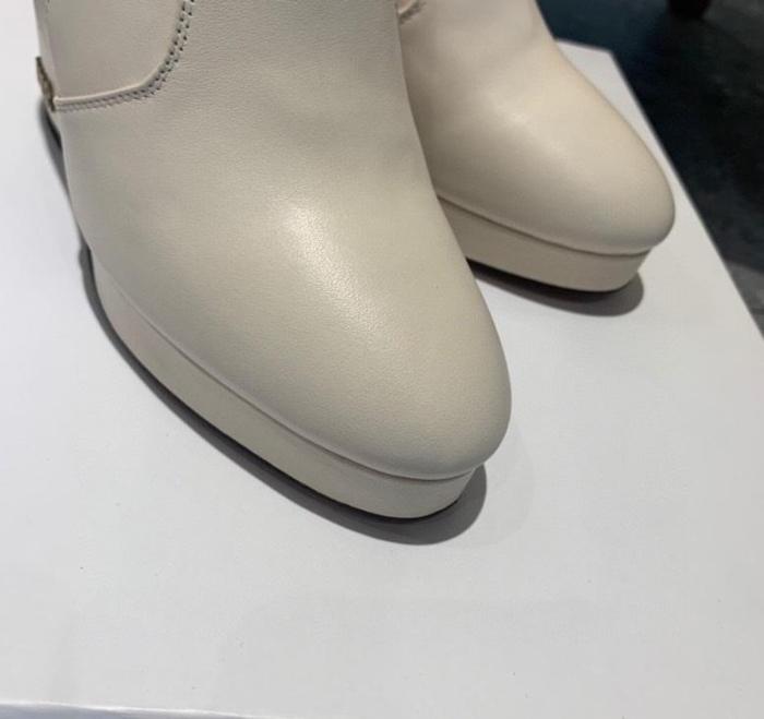 women leather heel boots shoes, size 35-40, with box,SS138-22-24