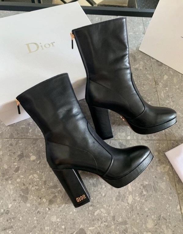 women leather heel boots shoes, size 35-40, with box,SS138-22-24