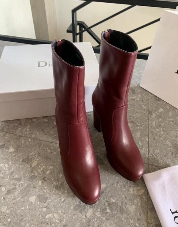 women leather heel boots shoes, size 35-40, with box,SS138-22-24