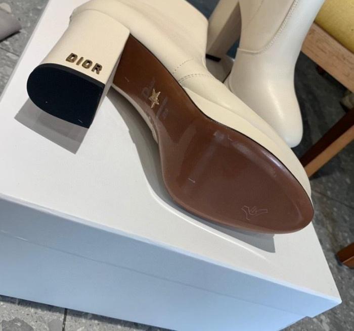women leather heel boots shoes, size 35-40, with box,SS138-22-24