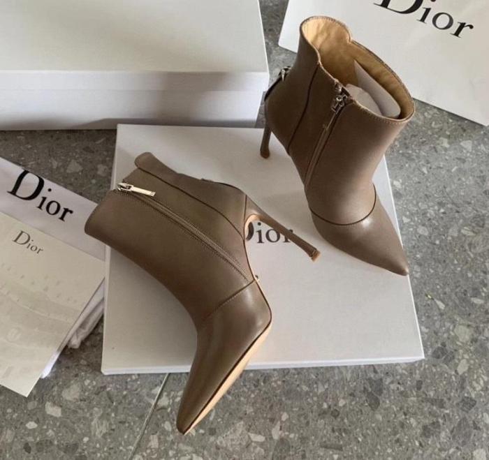 women leather heel boots shoes, size 35-40, with box,SS138-25-29