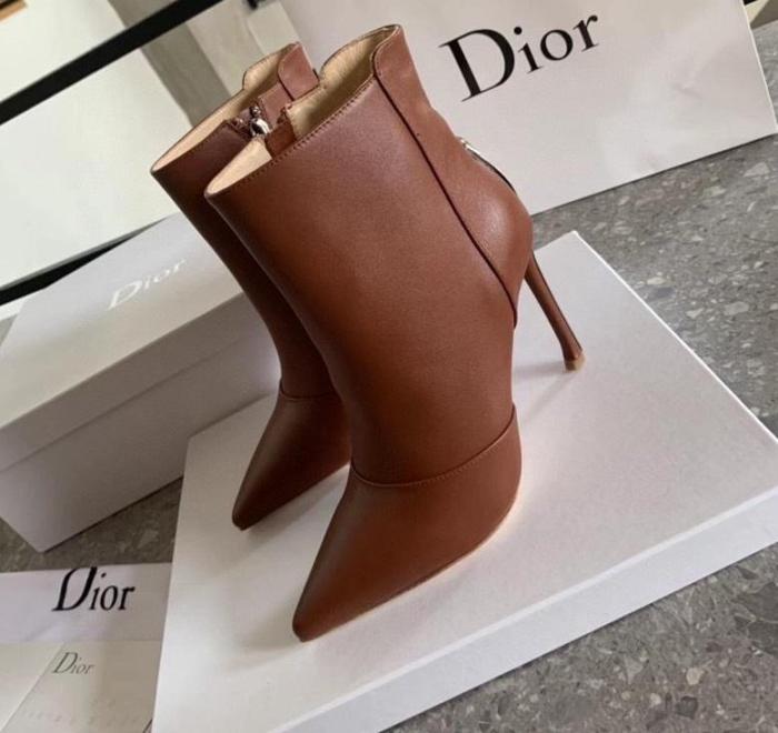 women leather heel boots shoes, size 35-40, with box,SS138-25-29