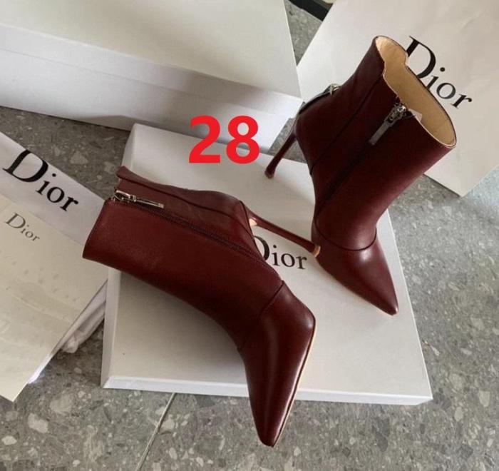 women leather heel boots shoes, size 35-40, with box,SS138-25-29
